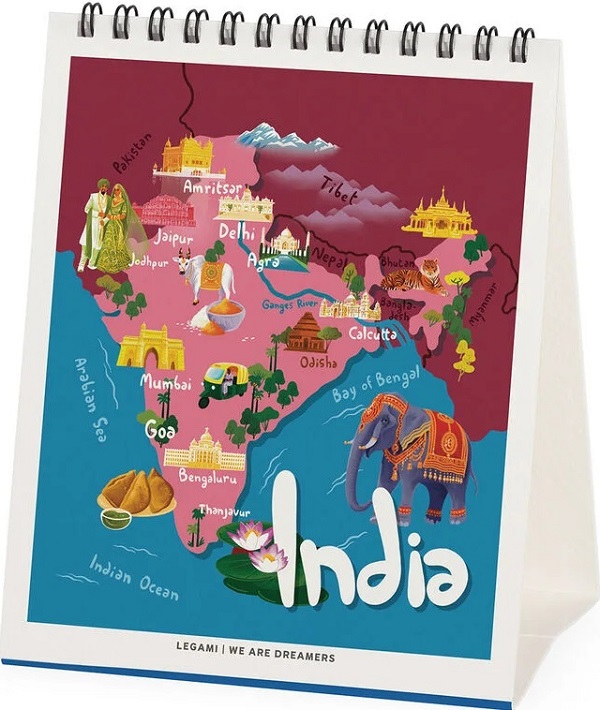 Calendar de birou 2026: Let's Travel the World