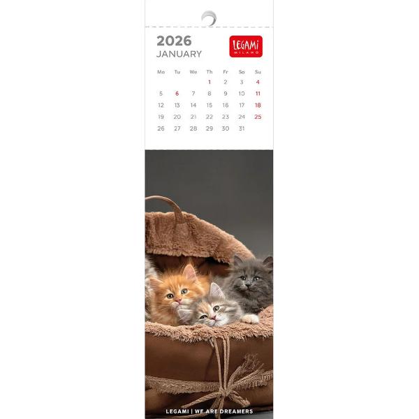 Semne de carte: Calendar 2026. Kittens