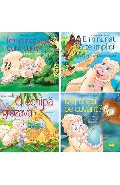 Coperta cărții 'Pachet 4 cărți: Bloky învață valorile'