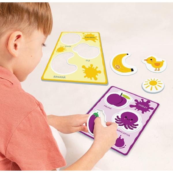 Joc educativ Agerino Baby: Recunoasterea culorilor. Montessori