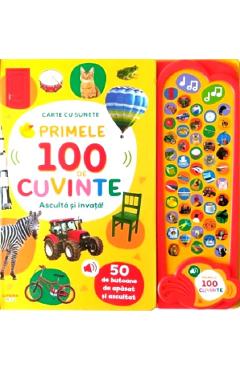 Poza produsului Primele 100 de cuvinte. Asculta si invata! Carte cu sunete