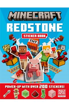Minecraft Redstone Sticker Book