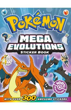 Pokemon Mega Evolutions Sticker Book