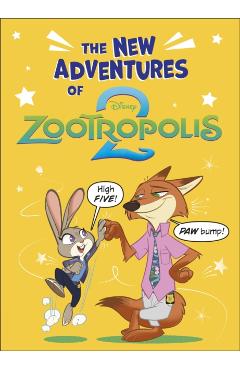 Coperta cărții 'The New Adventures of Disney Zootropolis 2'