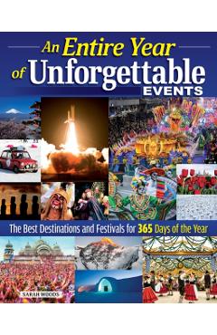 Coperta cărții 'Entire Year of Unforgettable Events - Sarah Woods'