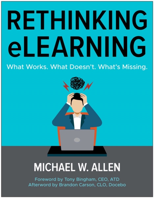 Coperta cărții 'Rethinking eLearning - Michael W. Allen'