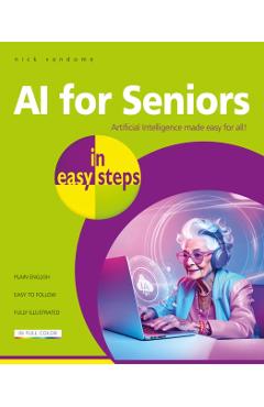 Coperta cărții 'AI for Seniors in easy steps - Nick Vandome'
