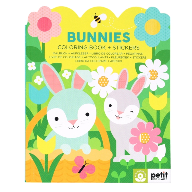 Bunnies Coloring Book + Stickers - 