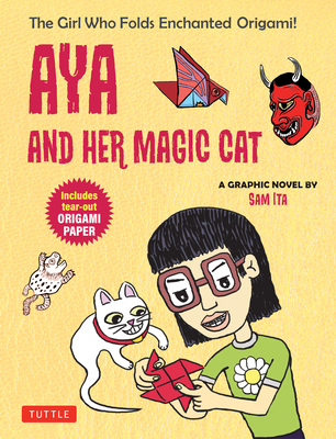 Coperta cărții 'Aya and Her Magic Cat: A Graphic Novel - Sam Ita'