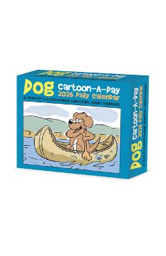 Coperta cărții 'Dog Cartoon-A-Day by Jonny Hawkins 2026 5.4 X 6.2 Box Calendar - Jonny Hawkins'