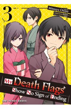 Coperta cărții 'My Death Flags Show No Sign of Ending Volume 3 - Mitsuya Otosu'