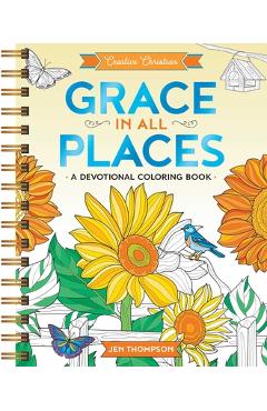 Poza produsului Grace in All Places: A Devotional Coloring Book - Jen Thompson