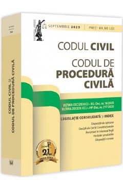 Poza produsului Codul civil si Codul de procedura civila. Septembrie 2025 - Dan Lupascu