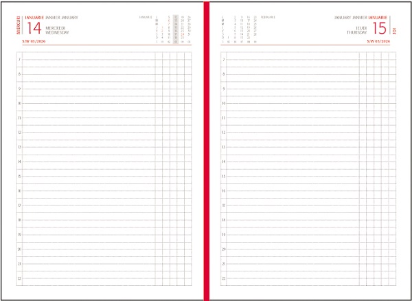 Agenda zilnica 2026 A5: Neagra. Basic Ego