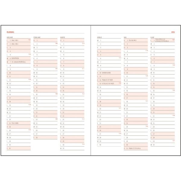 Agenda zilnica 2026 A5: Neagra. Basic Ego