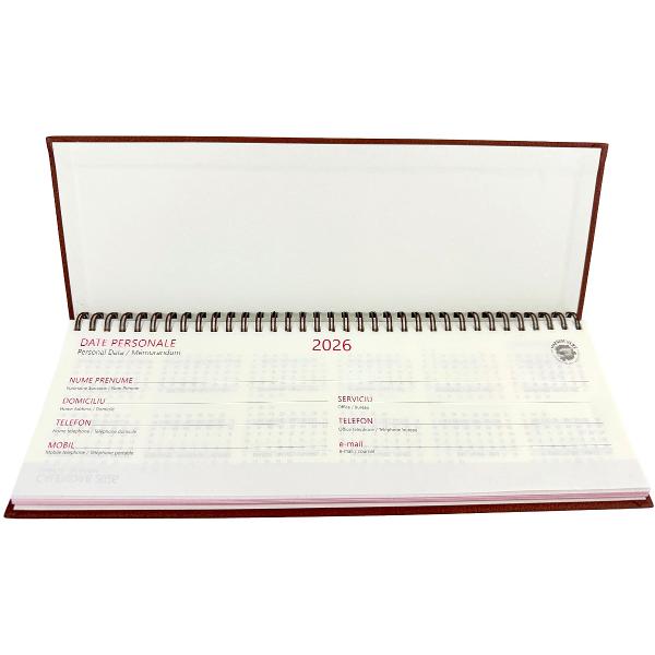 Planner saptamanal de birou 2026: Maro. Ivory Ego
