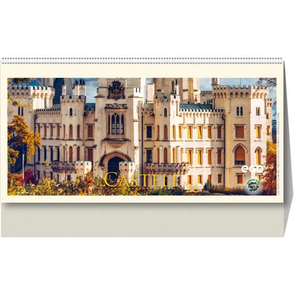 Calendar birou 2026: Castele