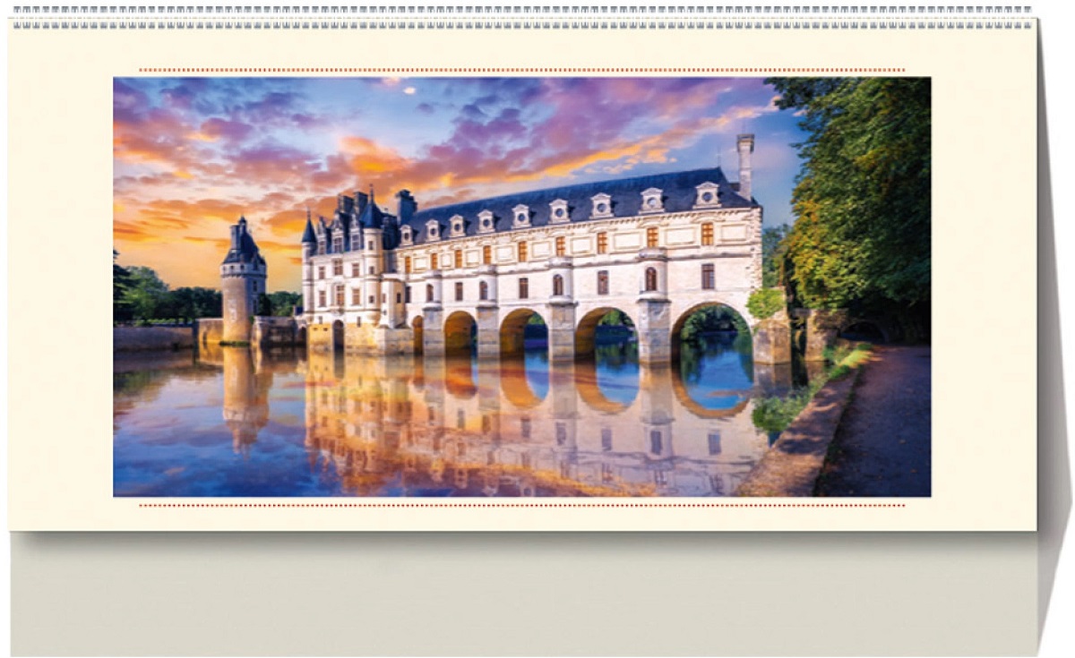 Calendar birou 2026: Castele