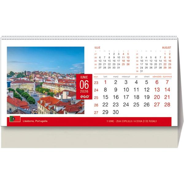 Calendar birou 2026: Orase europene