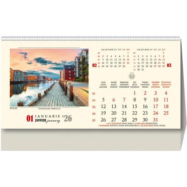 Calendar birou 2026: Strazi