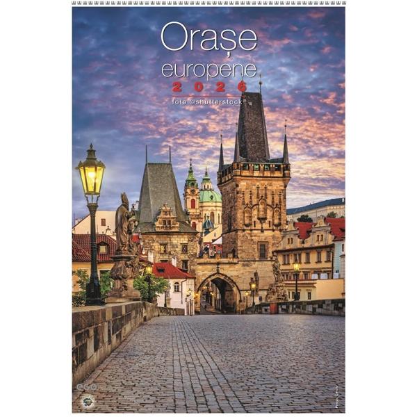Calendar perete 2026: Orase europene