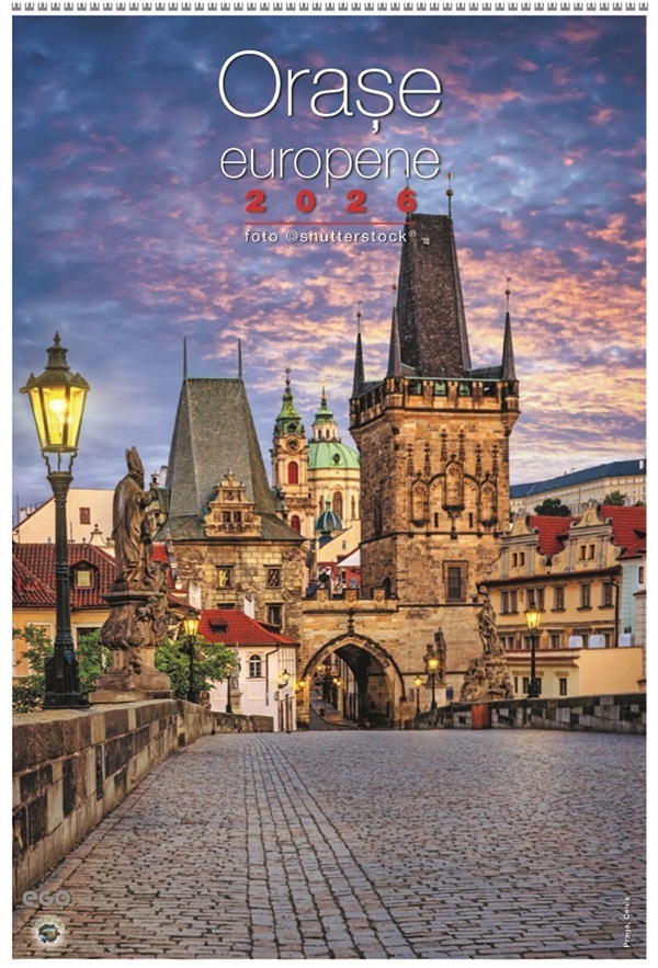 Calendar perete 2026: Orase europene