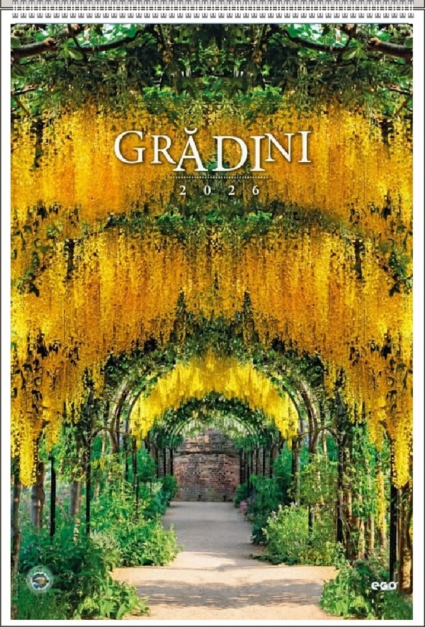 Calendar perete 2026: Gradini