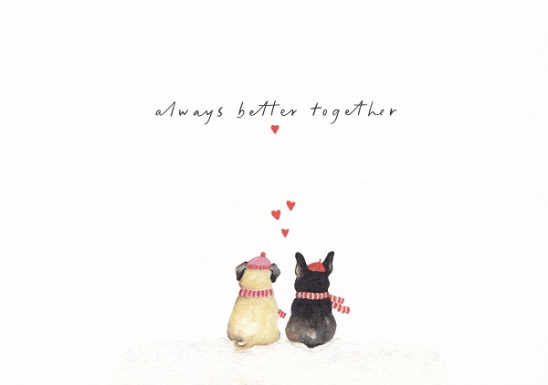 Carte postala: Always Better Together. Mai Colorat