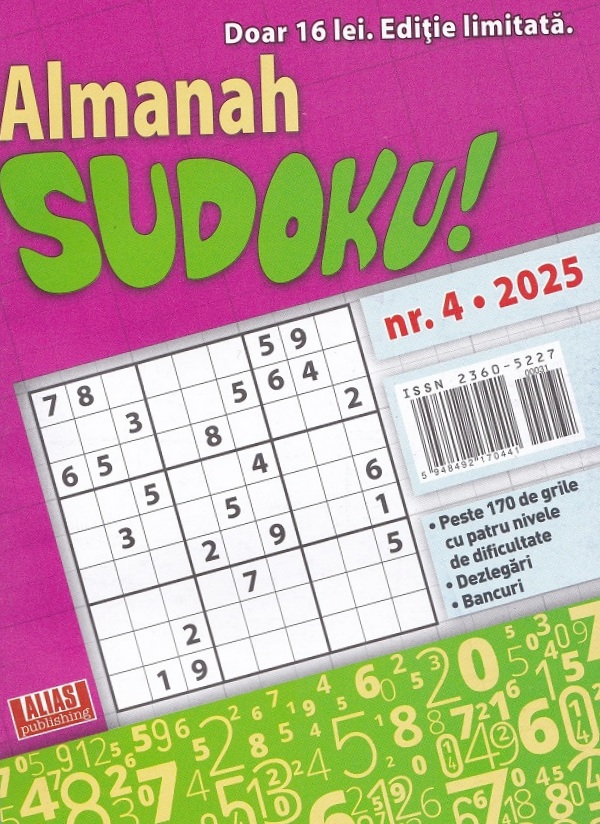 Almanah Sudoku! Nr.4 din 2025