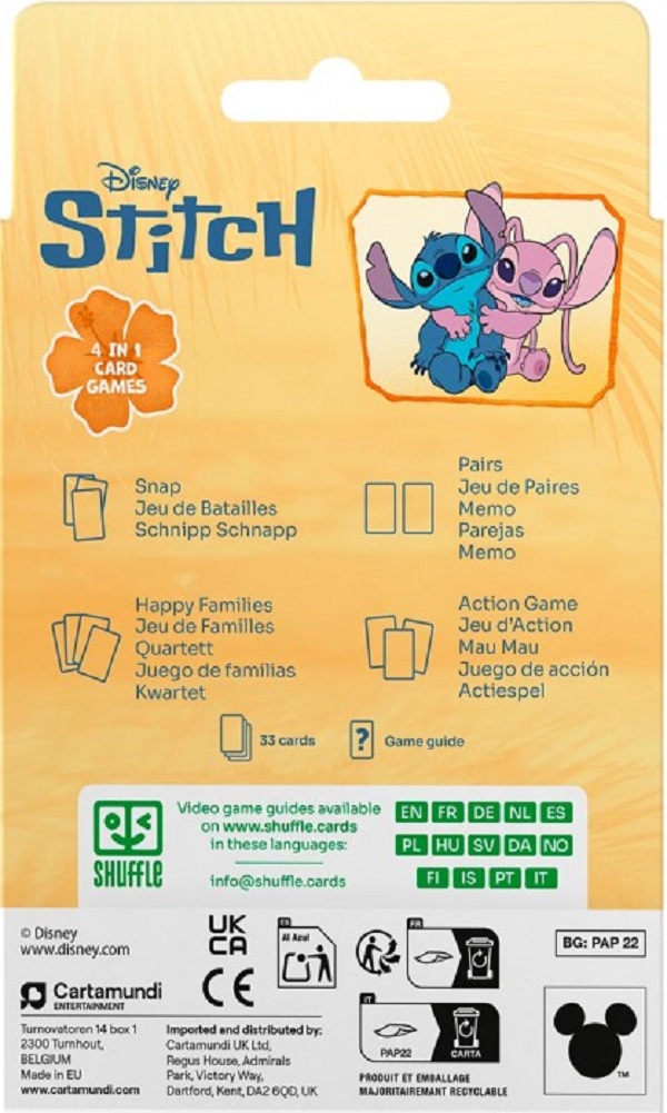 Joc de carti: Stitch. 4 in 1