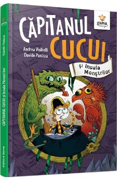 Coperta cărții 'Căpitanul Cucui și Insula Monștrilor - Andrea Visibelli'