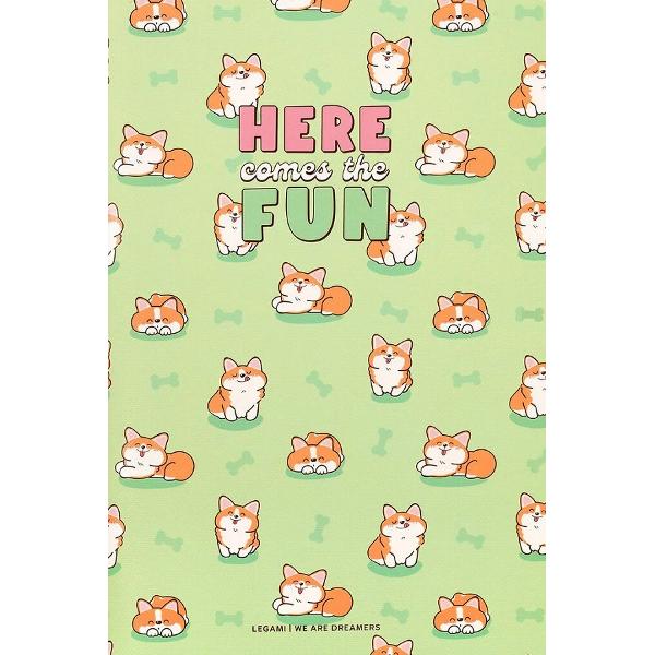 Caiet fara liniatura A5: Corgi