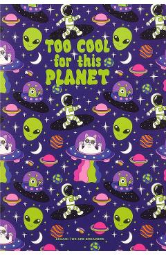 Imaginea produsului 'Caiet fără liniatură A5: Too Cool for This Planet'