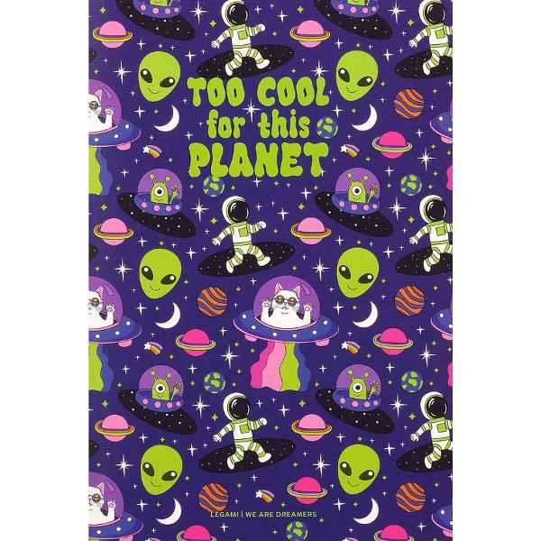 Caiet fara liniatura A5: Too Cool for This Planet