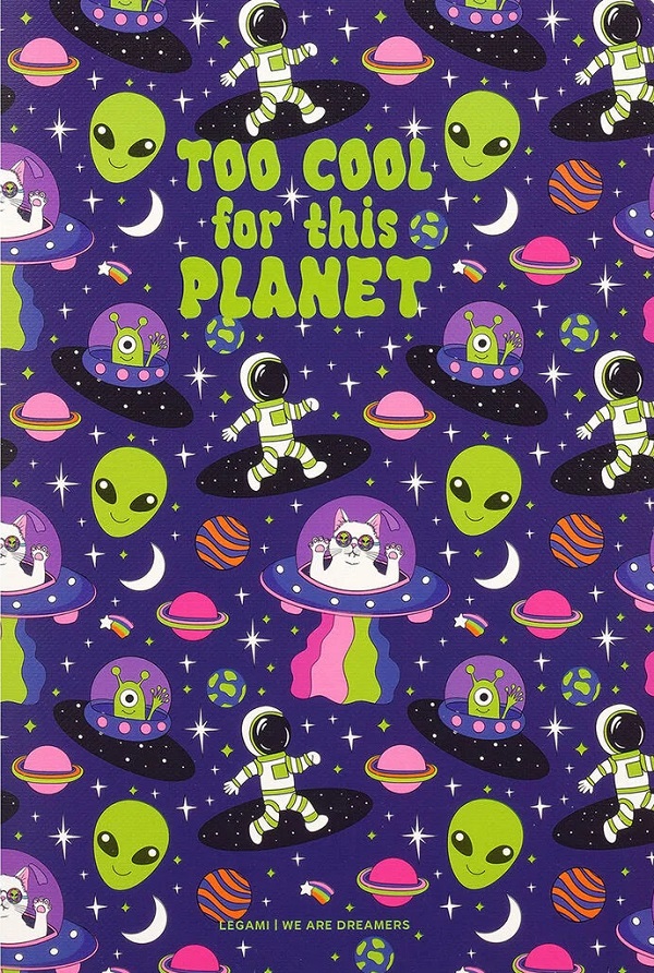 Caiet fara liniatura A5: Too Cool for This Planet