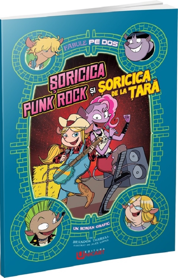 Soricica punk rock si Soricica de la tara. Fabule pe dos (benzi desenate) - Brandon Terrell