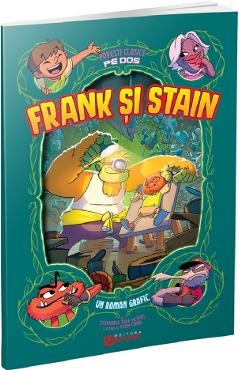 Coperta cărții 'Frank și Stain. Povești clasice pe dos (benzi desenate) - Stephanie True Peters'