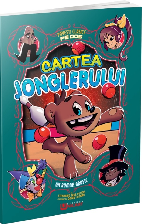 Cartea jonglerului. Povesti clasice pe dos (benzi desenate) - Stephanie True Peters