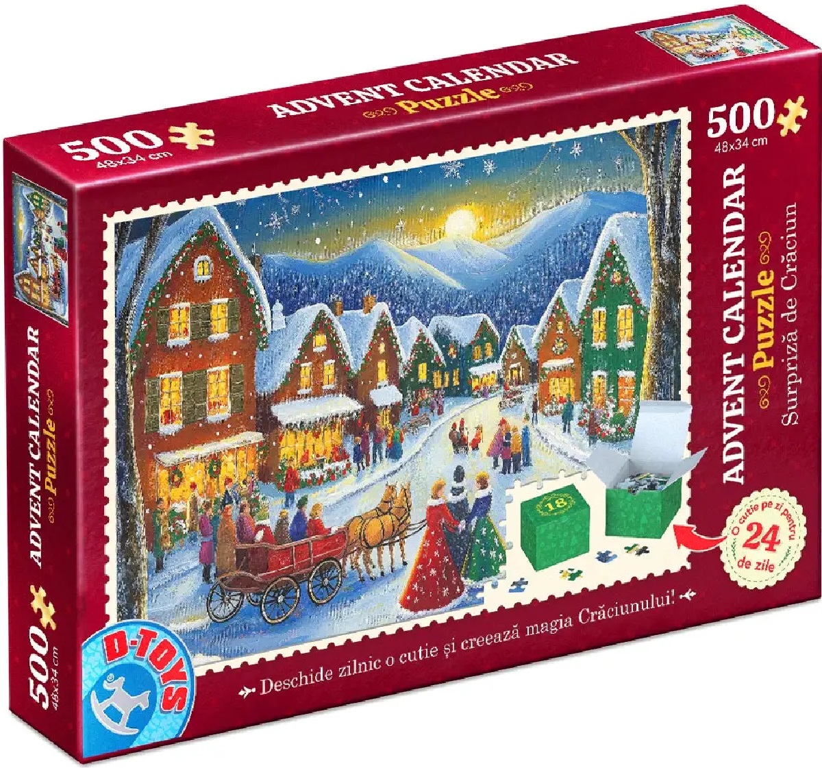 Puzzle 500 piese: Advent Calendar. Model 1