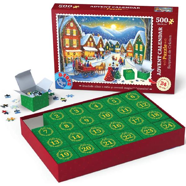 Puzzle 500 piese: Advent Calendar. Model 1