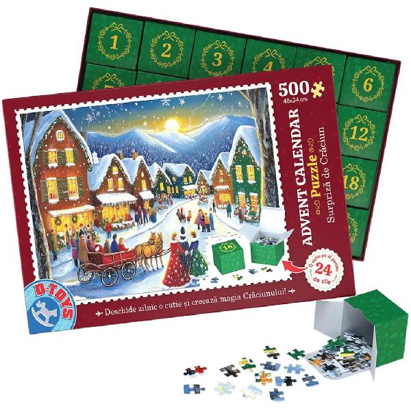Puzzle 500 piese: Advent Calendar. Model 1