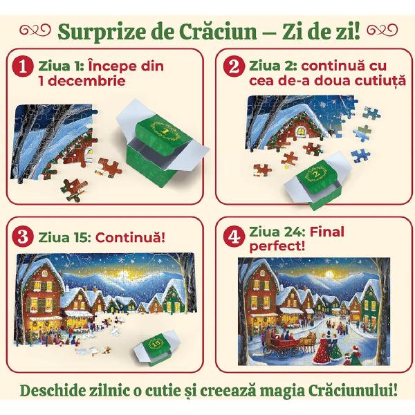 Puzzle 500 piese: Advent Calendar. Model 1