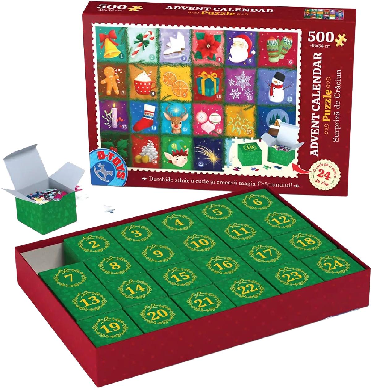 Puzzle 500 piese: Advent Calendar. Model 2