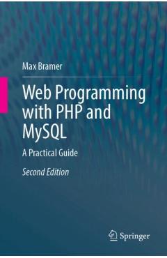 Coperta cărții 'Web Programming with PHP and MySQL - Max Bramer'