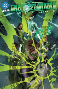 Coperta cărții 'Green Lantern Vol. 5: Fractured Spectrum - Jeremy Adams'