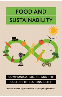 Coperta cărții 'Food and Sustainability: Communication, Pr, and the Culture of Responsibility - Martina Topic-rutherford'