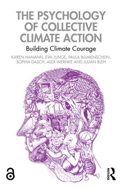 Coperta cărții 'The Psychology of Collective Climate Action: Building Climate Courage - Karen Hamann'