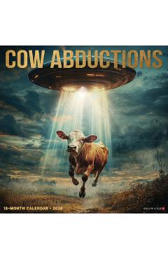 Coperta cărții 'Cow Abductions 2026 12 X 12 Wall Calendar -'