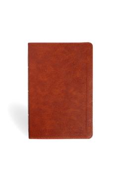 Coperta cărții 'NASB Personal Size Giant Print Bible, Burnt Sienna Leathertouch -'