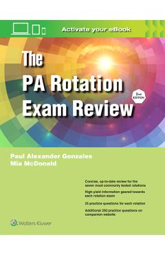 Coperta cărții 'The Pa Rotation Exam Review - Paul Alexander Gonzales'